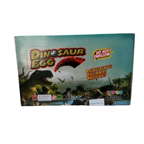 Nature Flow LLC 60-Pack Mini Hatching Dinosaur Eggs - Picture 9 of 10